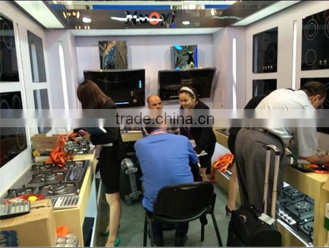 Tempered Glass self venting Commercial range hood