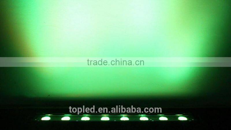 Multi Color RGB Batter Powered Outdoor IP65 8x3W LED Light Bar