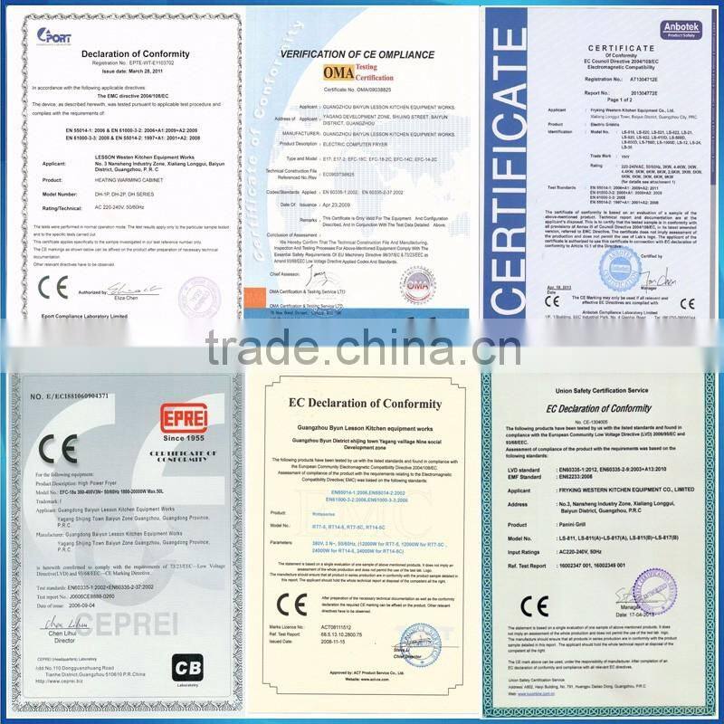 Table top heavy duty griddle with CE