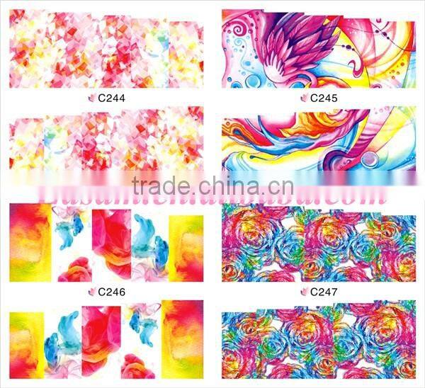 Water transfer nail art sticker Ble C series nail sticker