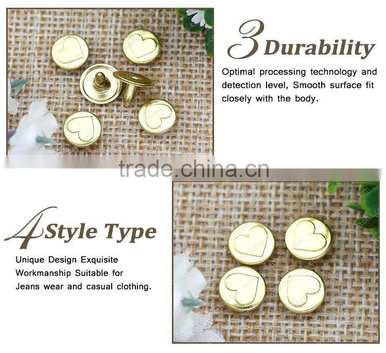 Fashion Garment bag textile fashion rivet ,ecofrieddly plating rivet for furniture