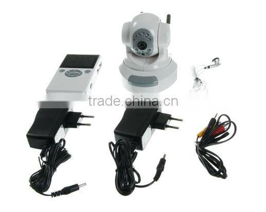 601LD 2.5" LCD Wireless Pan and Tilt Control Baby Monitor with NTSC TV System