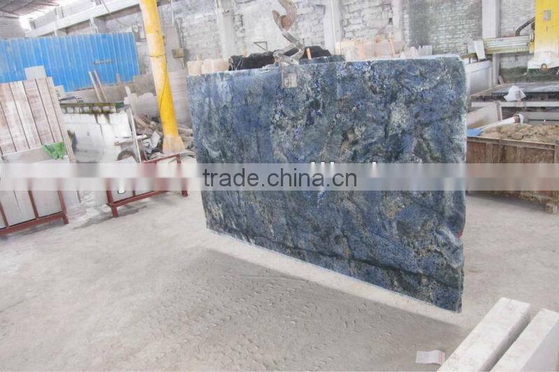 blue bahia granite slab