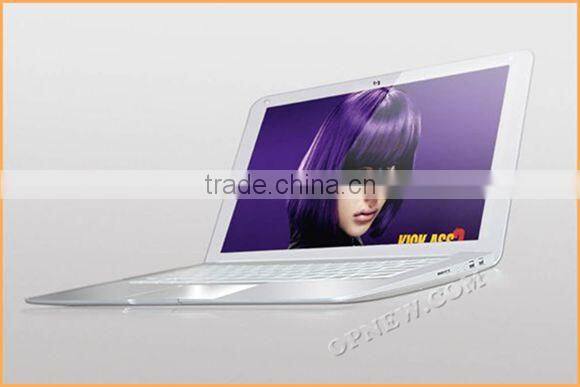 13.3" Laptop PC Dual core 8880 cpu 1.52Ghz with Bluetooth RJ45 port HDM 1GB DDRII 16GB Nandflash 7" 9" 10" 13" Laptop