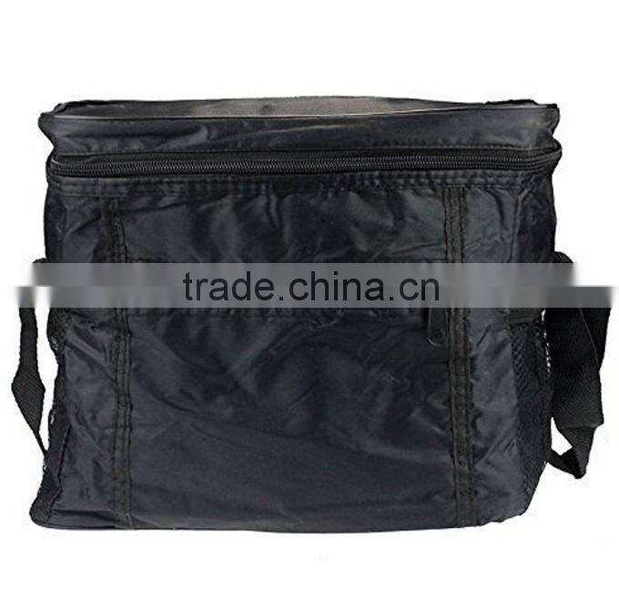 Insulated Bag Lunch Tote Bag Box Cooler Bag Black Color