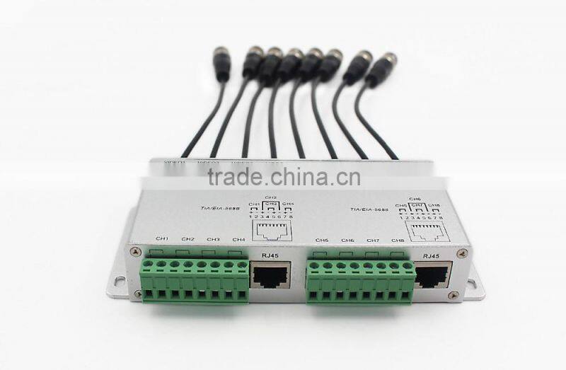 Popular product YJS-8108HD 8CH AHD Passive Vedio Balun 350-600 Meters