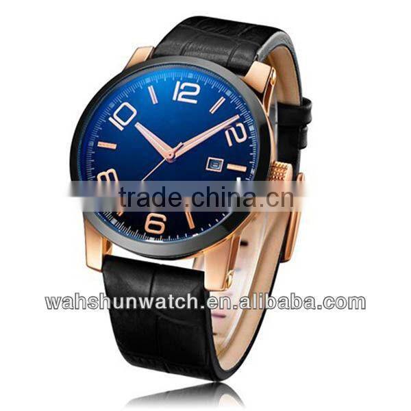 brand stainless steel wrist mens watch with Japan movement