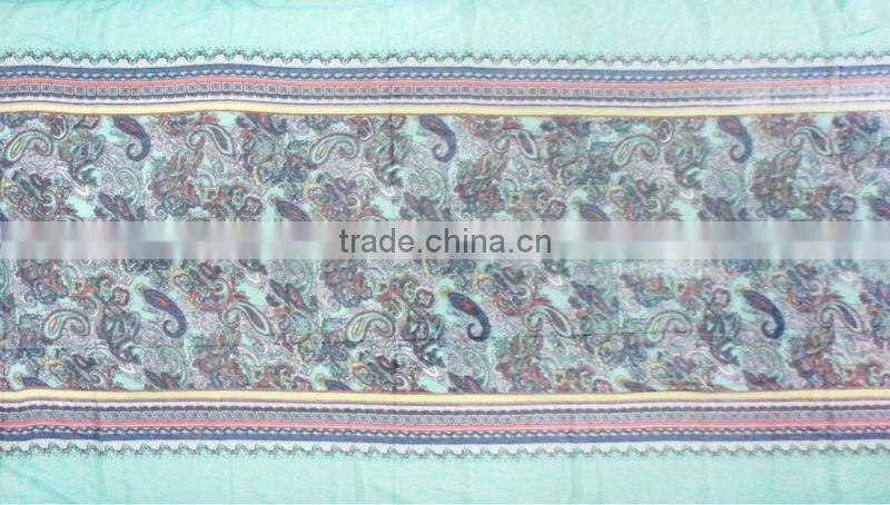 classic paisley printed scarf for women