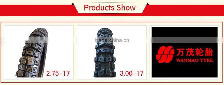 2015 High Quality China Qingdao Tyre For Motorcycle 2.75-17