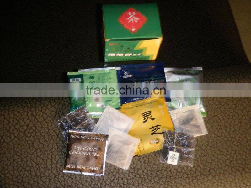 green tea and red tea bag packing machine