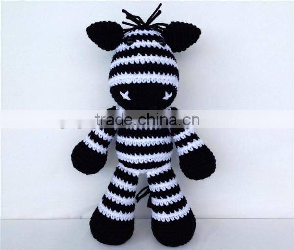 Crochet Stuffed Zebra amigurumi Toy