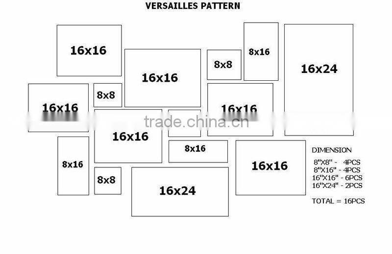 Travertine Versailles pattern