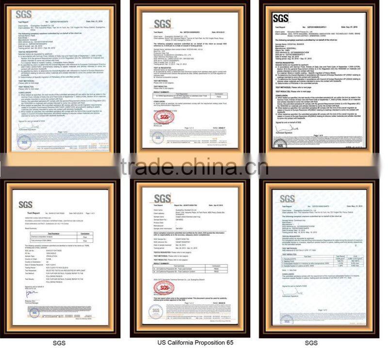 24oz stainless steel food grade promotional bar wine cocktail shaker