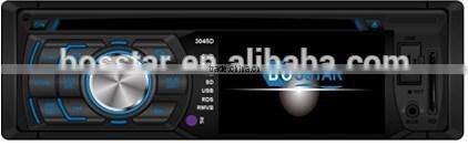 univesal single din fixed panel car audio dvd player bluetooth receiver with microphone video system