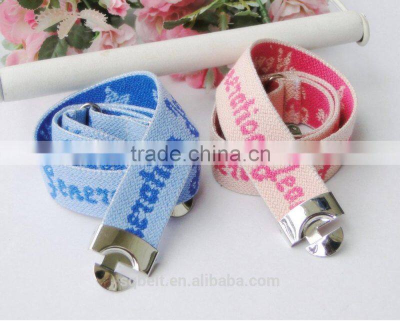 Fashion children printed canvas belt