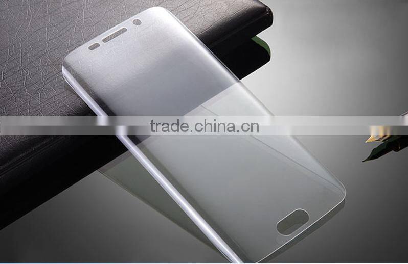 3D Full Curved PET Screen Protector For Samsung Galaxy S7 Edge flim,3D Round Toughed Film Screen for S7 for samsung s7 tpu film