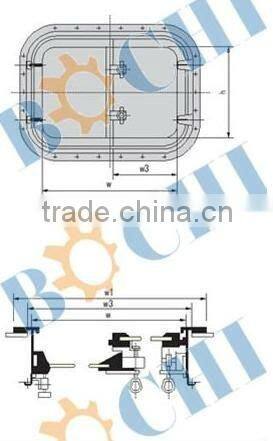 Yacht Aluminum Frame Customzied Sliding Window