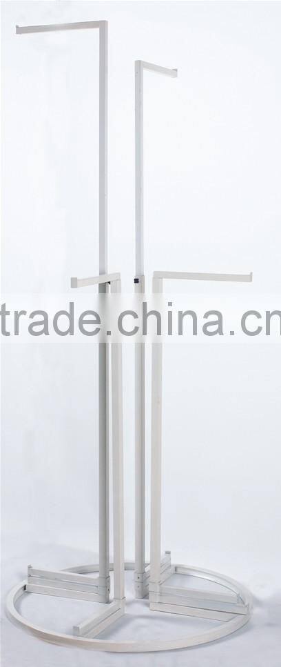 4 Arm Free Standing Fancy Vertical Clothes Rack for Clothes
