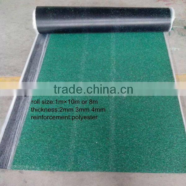 factory: 3mm with mineral granules bitumen waterproof membranes for roof waterproofing