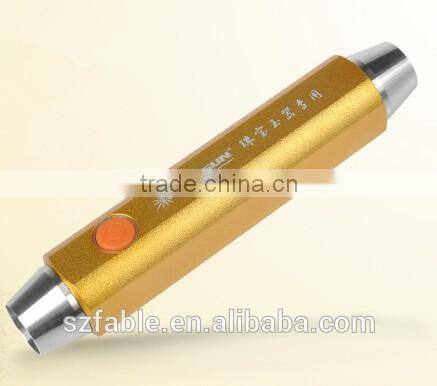 Mini Jade Testing Flashlight, gem torch with Yellow & White light with Rechargeable Battery