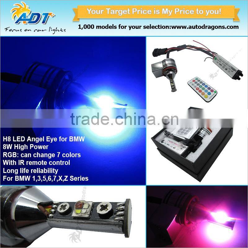 remote color change RGB LED Angel Eyes Marker For BMW