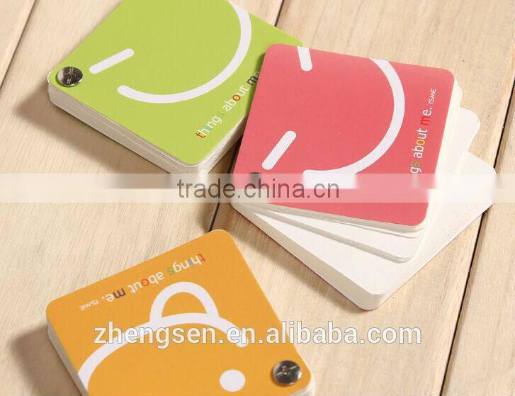 Lovely loose-leaf memo pad with rivet for promotional gift