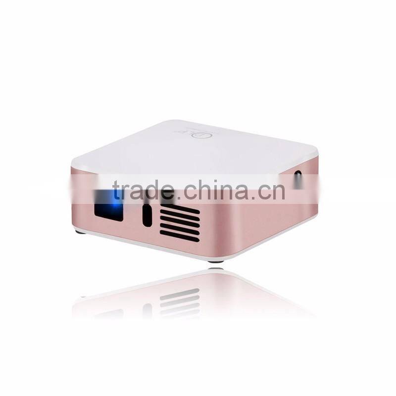 2016 New Pico DLP Projector with Android 4.4, WIFI 2.4G/5G, Bluetooth, Smartphone Projector with battery E05