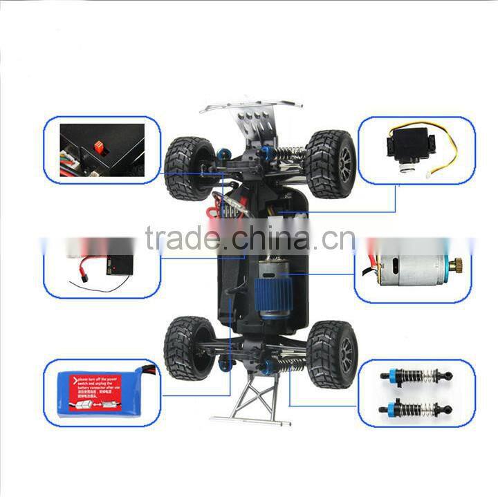 WL A969 1/18 Scale RC Car High Speed 2.4G 4CH RC Car 4WD 45km/h drive short truck