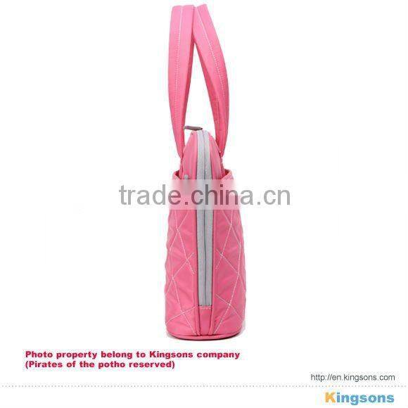 2012 Popular 14.1" soft nylon ladies hand bags