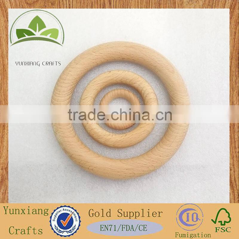 custom made different size wooden ring for decoration
