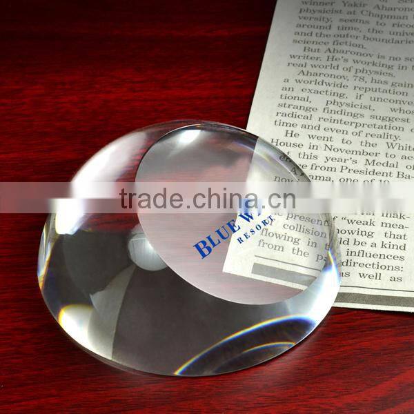 Half Ball Cheap Crystal Glass Paperweight OSM022