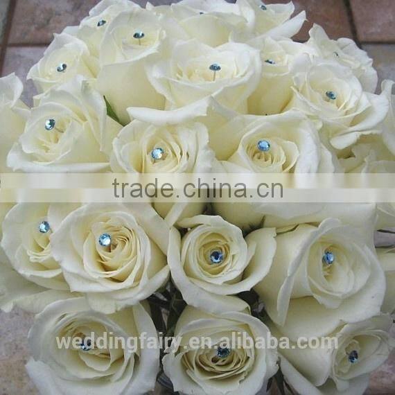 Hot Sale Rhinestone Crystal Wedding Bridal Bouquet Jewelry Floral Brooch Pin