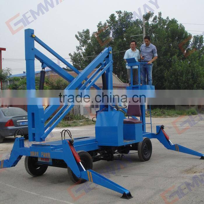 Best price hydraulic articulated folding boom lift