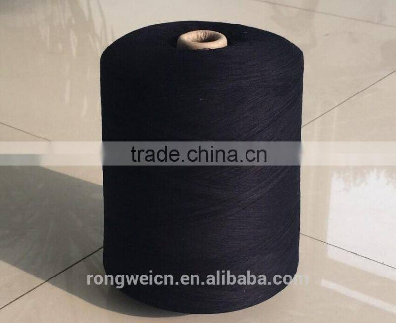 indigo dyed denim cvc jersey