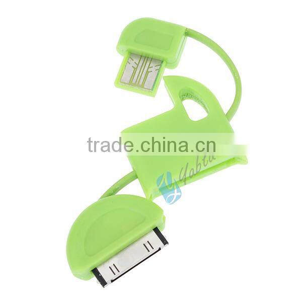 For Samsung/HTC Android 5 Pin Micro USB Keychain Cable For Phone Gadget