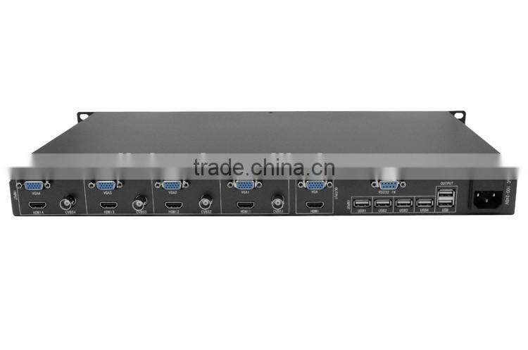 LINK-MI LM-SH41 Digital and Analog Signal 4 Way HD Video Synthesizer With RS232