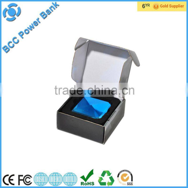Alibaba website portable mobile power bank diamond 6600mah
