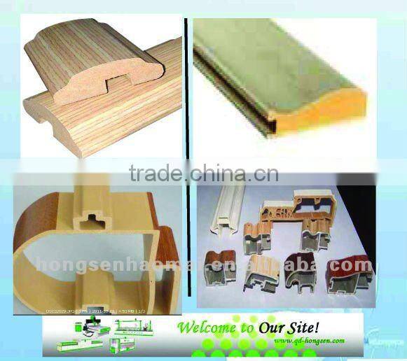 HSHM300BF-A PVC and vennner profile laminating machine with hot melt glue and cold glue