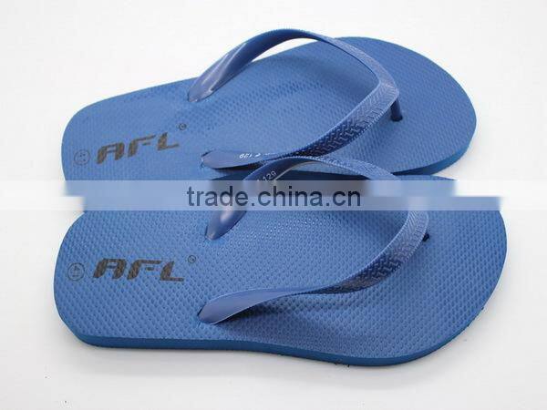 Wholesale men's beach PE slippers rubber flip flop