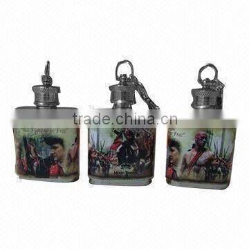 Good!shaped 1oz stainless steel hip flask mini