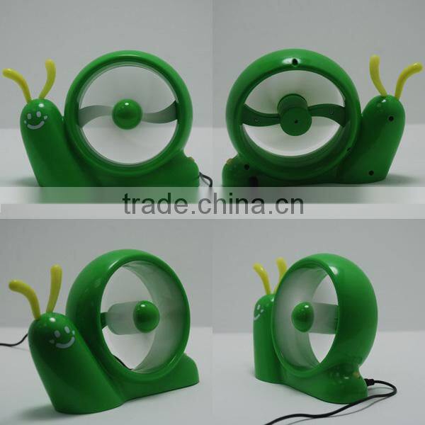 China Supplier provide New product factory price Snail Fan, Promotional Office Fan