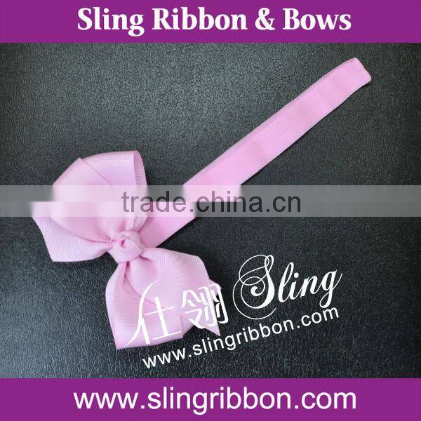 Satin Ribbon Bow Elastic Hair Bands