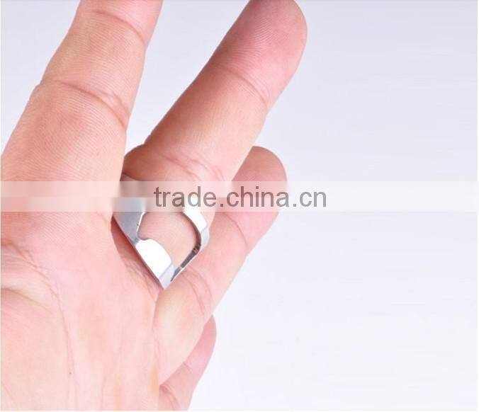 cheap promotional gift multifunctional metal ring shaped beer bottle opener