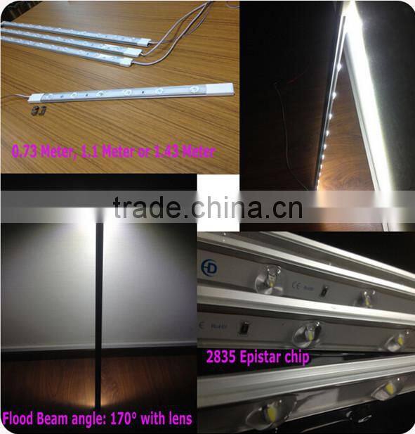 DC24V led module rigid bar Epistar chip 2835 smd high brightness with CE RoHs