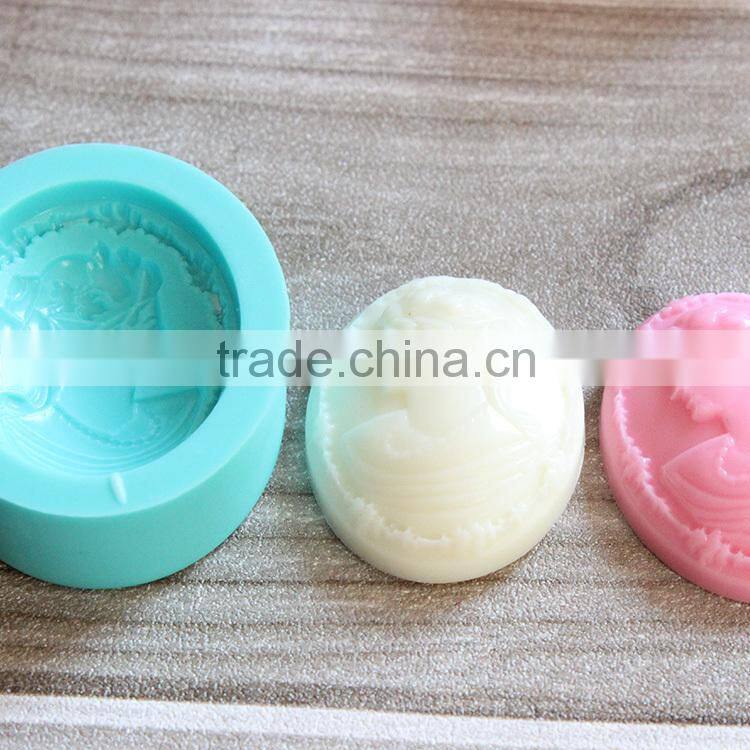 Amazing Silicone Soap Molds, Face Fondant Silicone Mold, Silicone Waffle Cake Mould