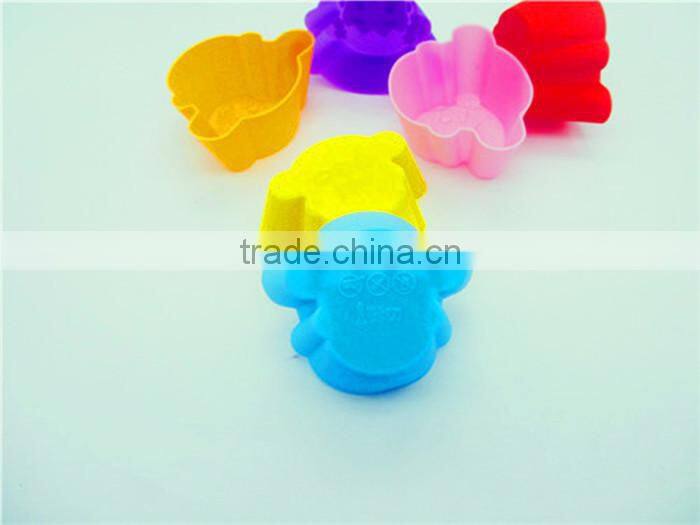 Wholesale Funny Hot Custom-made Silicone Cupcake Mold 2016