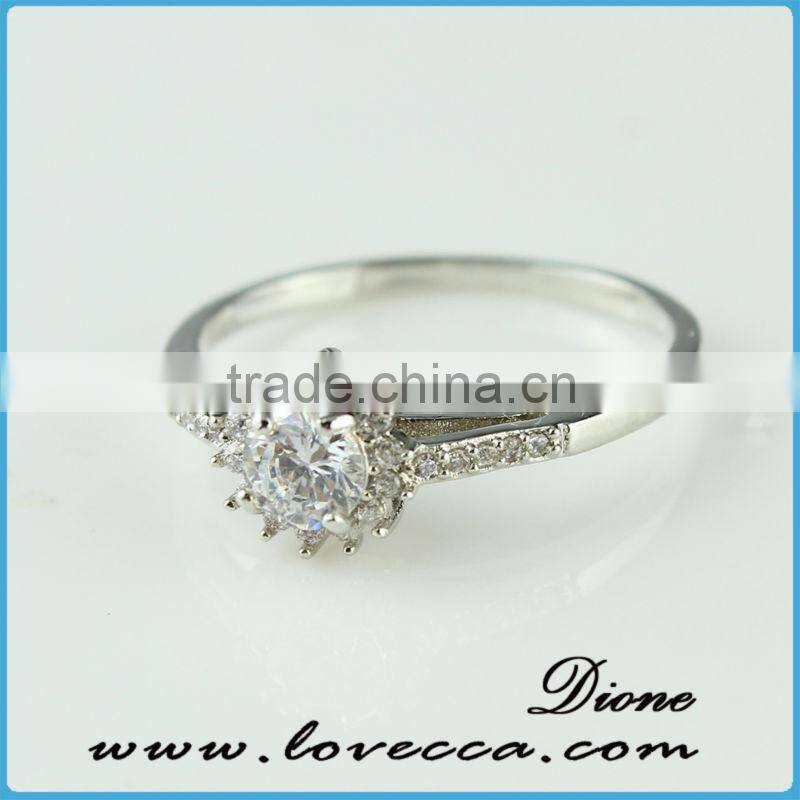 fashion jewelry ring!latest weddingring design!micro pave diamond setting ring-925 silver ring wholesale jewelry