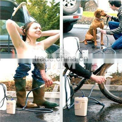 12V Portable Automobile Shower Set Water Pump Travel Trip Camp Boat Car Caravan