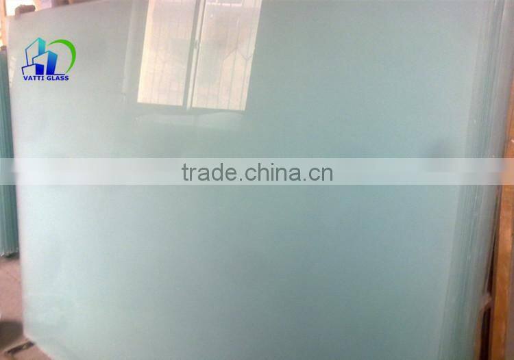 8mm Tempered frosted glass used as bathroom glass door