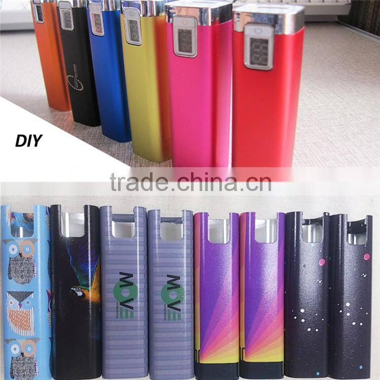 Custom Metal body universal portable power bank 2600mah for samsung